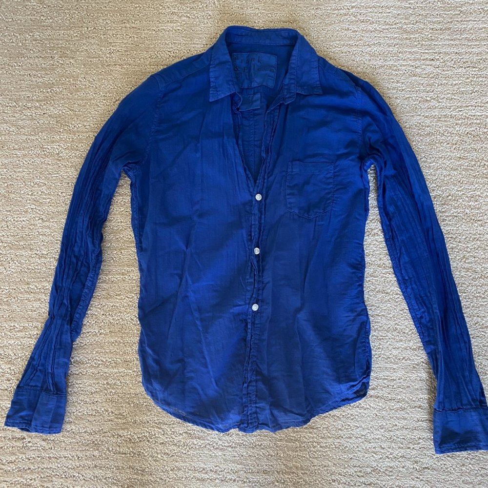 Frank & Eileen Barry Button-Up Signature Crinkle … - image 1